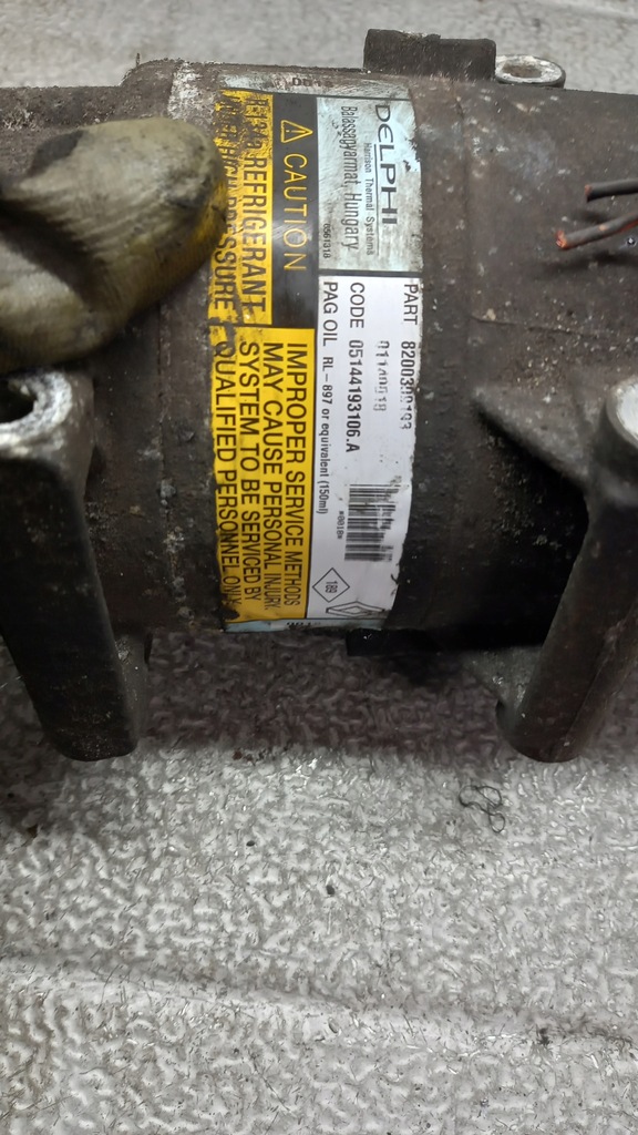 фото №6, Компресор кондиціонера renault megane 1.9dci 04r