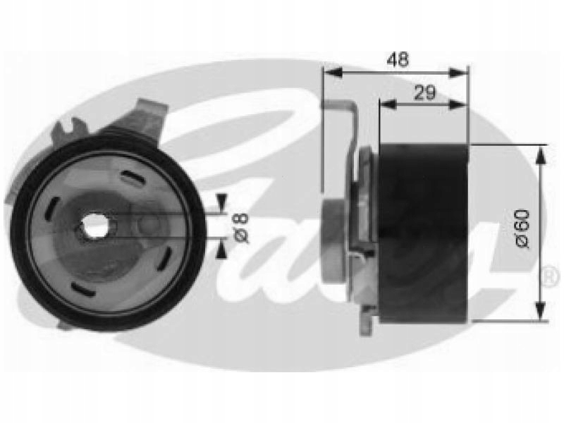 фото №2, Ролик натяжителя ремень распределительного вала ford maverick 2.0