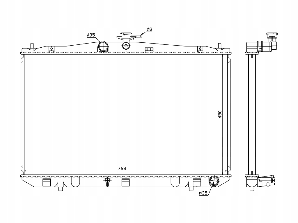 фото №1, Lexus rx 2012-2015 радиатор 160410p210