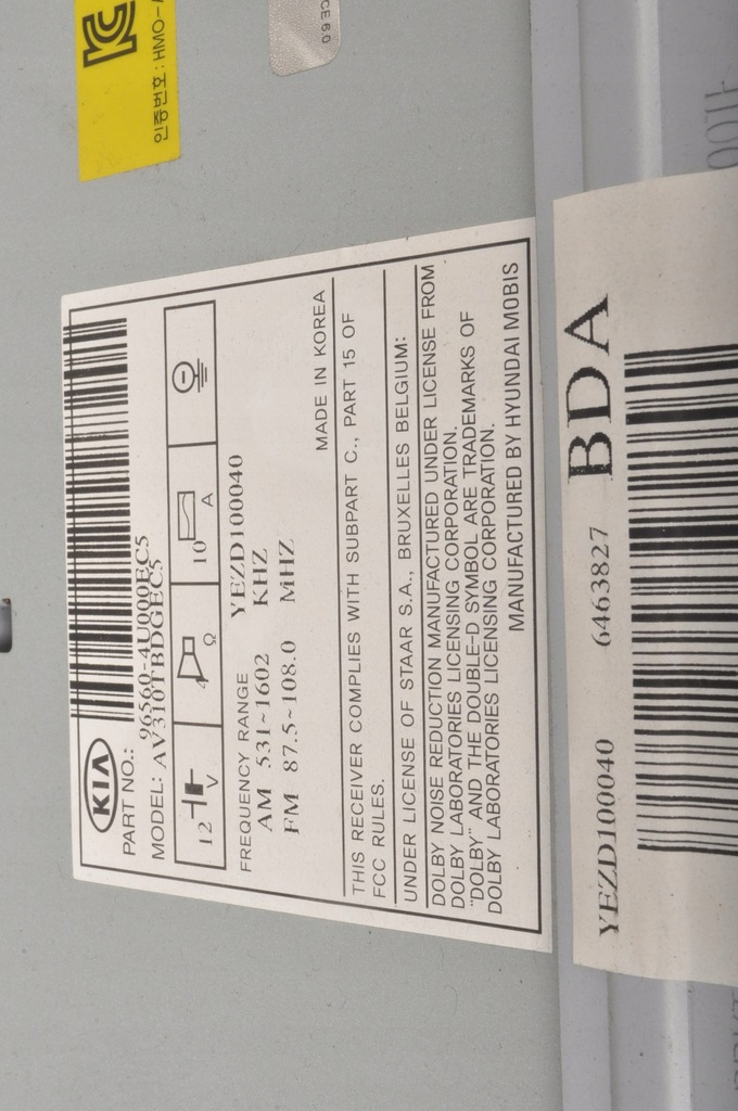 фото №9, Kia optima iii радио навигация 96560-4u000ec5