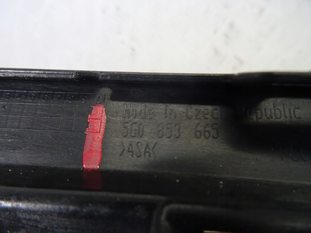 Купити Решітка бампера передня перед ліва vw golf vii 7 alltrack 5g0853665k