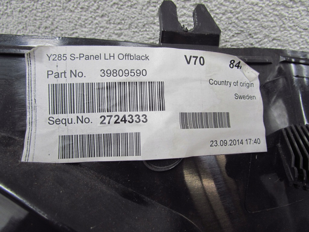 Volvo v70 3 xc70 06-16 оббивка карта багажника ліве 39809590 Зі Шроту