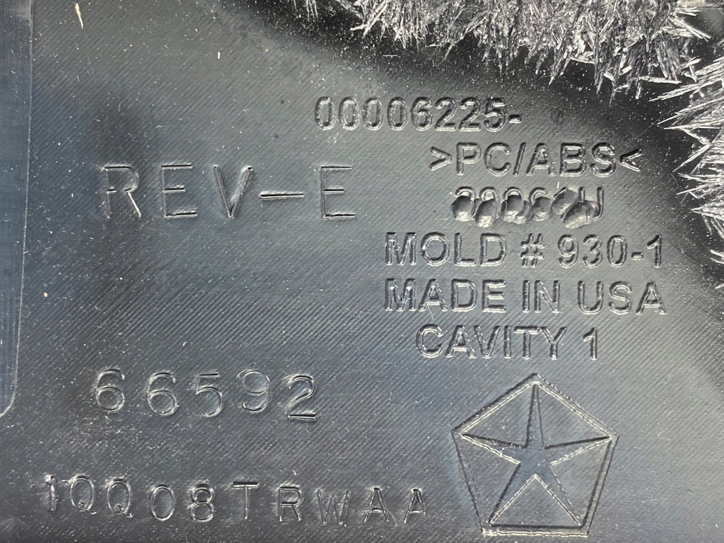 фото №7, Жабо внутрішнє панель приладів dodge durango 3.6l 2014+ usa