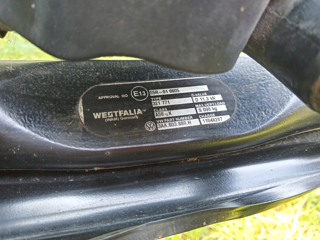 фото №10, Hak буксировочный volkswagen passat b7 3aa803880h