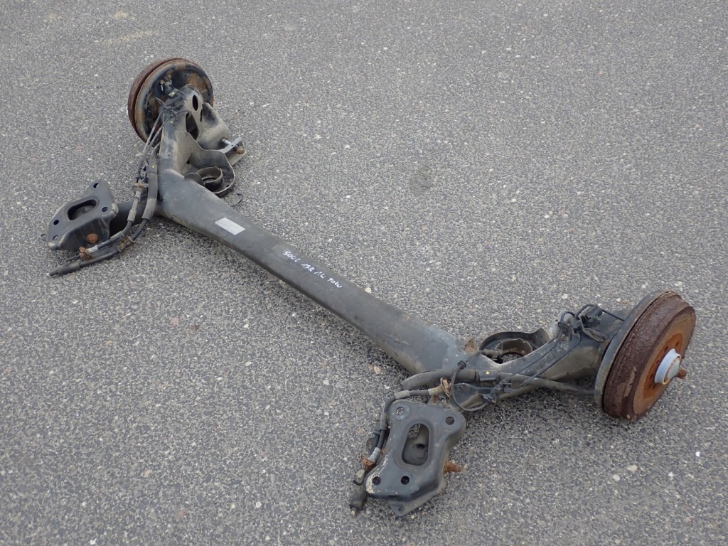 фото №1, Балка oś підвіска задня задня комплектна барабан fiat 500l 2017r 1.4i