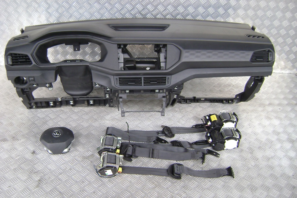фото №1, Vw t-cross 19r - приборная панель приборная подушки безопасности ремни