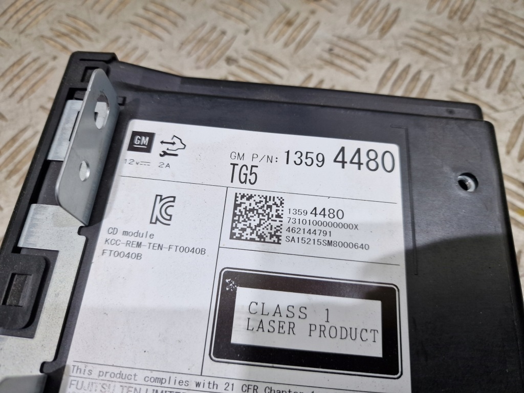 фото №2, Модуль радіо зчитувач дисків opel insignia a lift