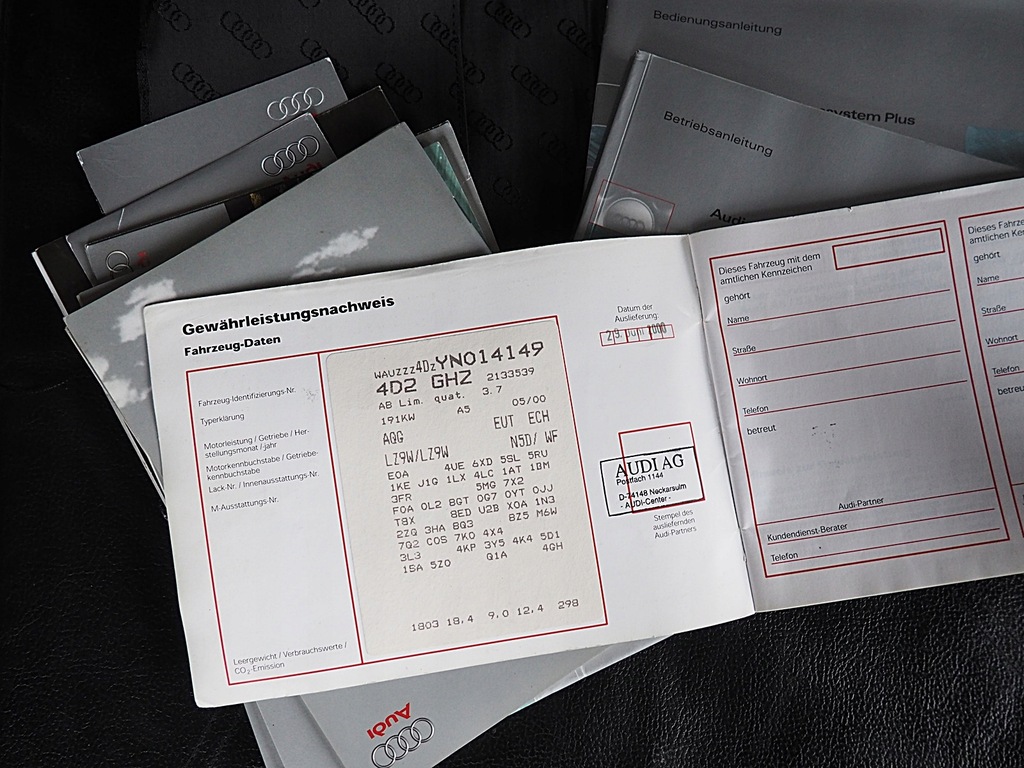 фото №14, Audi a8 d2 lift дверь левая перед лак lz9w ładne