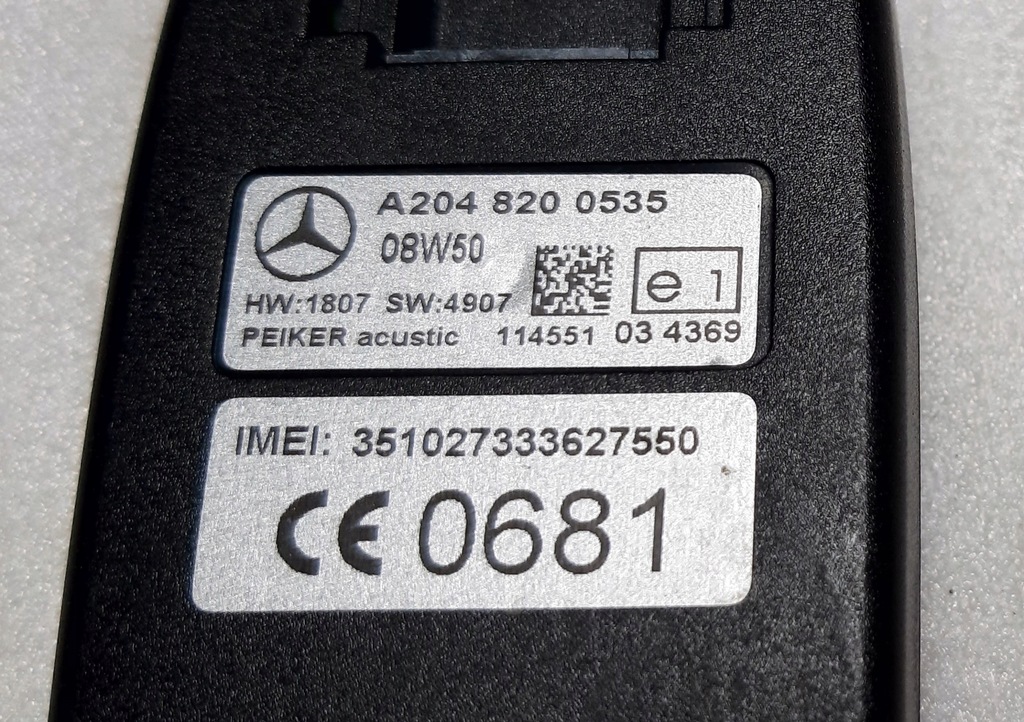 фото №9, Mercedes w204 w207 w212 модуль адаптер bluetooth