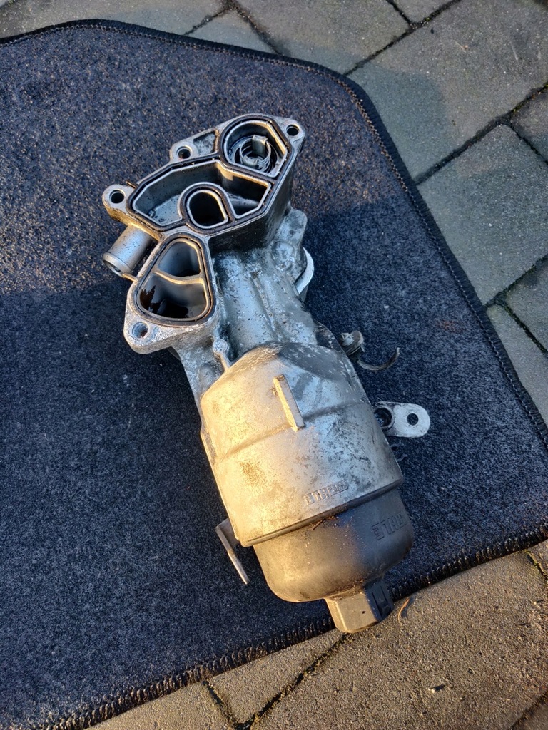 фото №1, Основание фильтра масла радиатор peugeot 1.6bluehdi