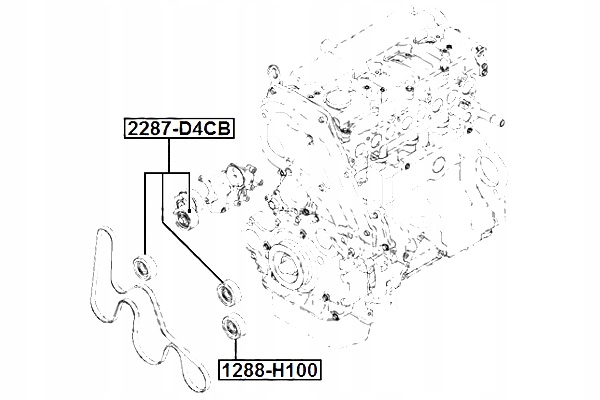 фото №2, Febest ролик натягувача hyundai h-1 07 2007-2015 gen