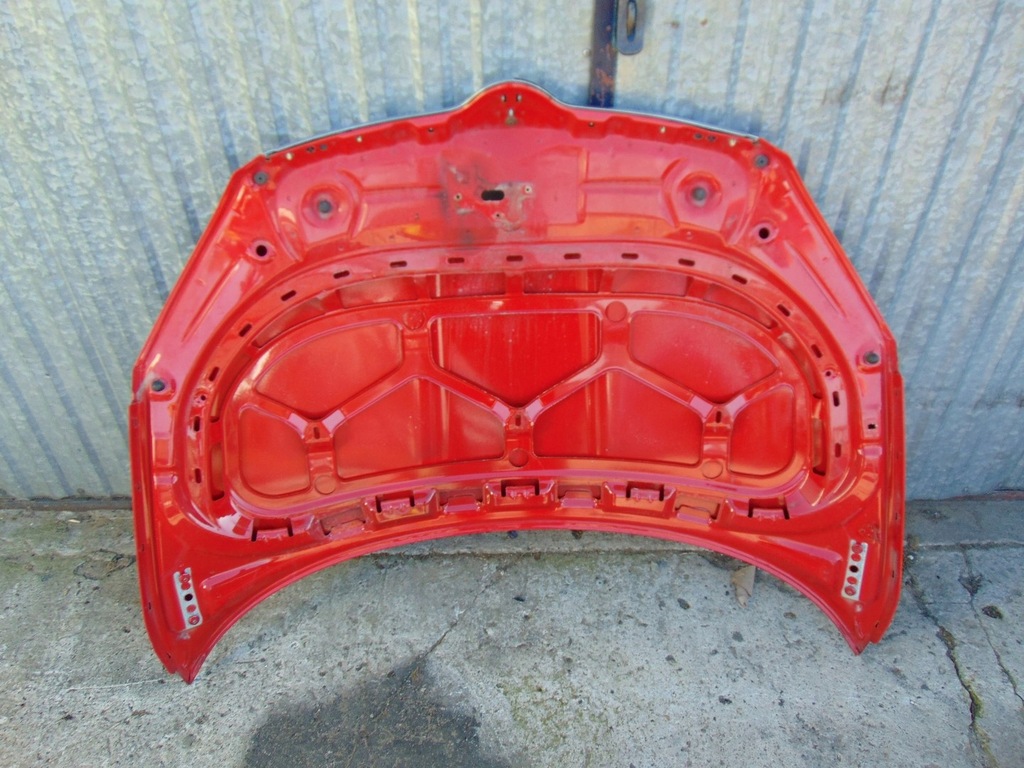 фото №12, Капот крышка двигателя skoda fabia ii lift roomster czerwona ładna