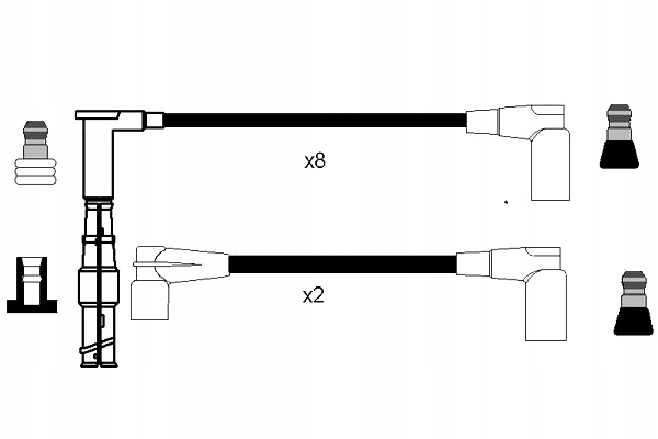 фото №1, Набір трубопровід запалювання ngk 0747