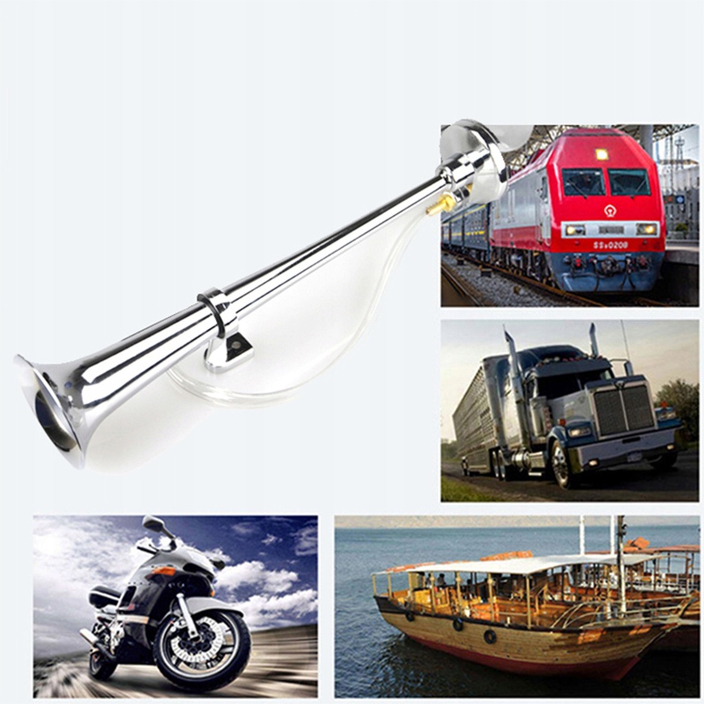 фото №12, Гучний клаксон пневматичний з kompresorem сигнал сигнал сигнал tir 150db