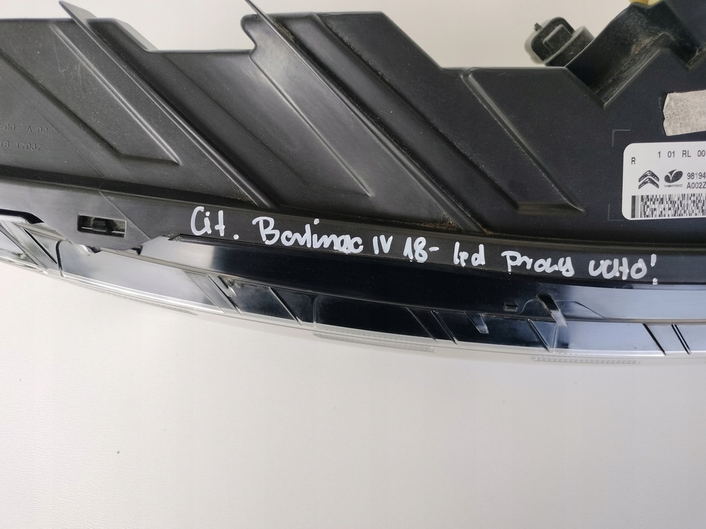 фото №5, Протитуманна фара правий citroen berlingo iv 18- led