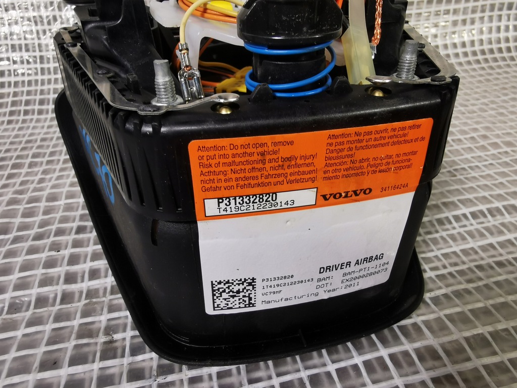 фото №9, Volvo xc70 ii 07-13 воздуховод кожаный подушка безопасности подушка multi круиз-контроль