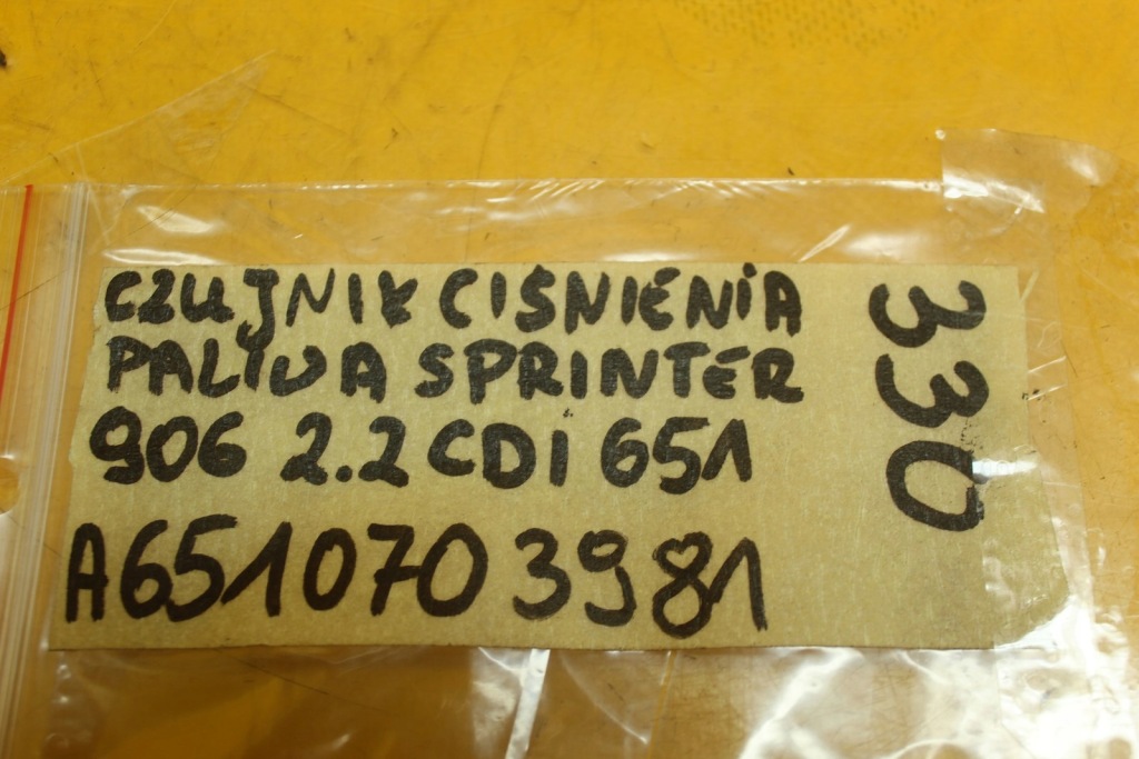 Датчик давления топлива mercedes sprinter 906 651 2.2 a6510703981 Цена