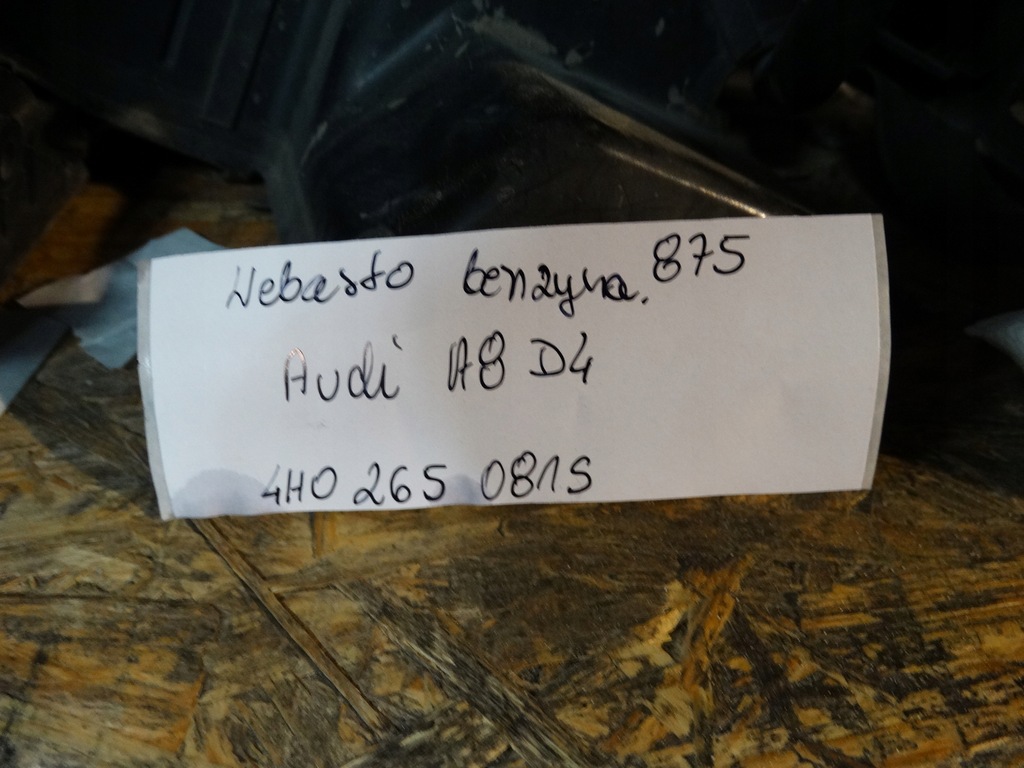 фото №6, Webasto - бензин audi a8 d4 s8 4h 1