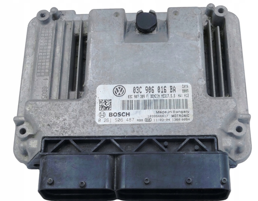 фото №1, Блок управления ecu vw scirocco 03c906016ba 0261s06487