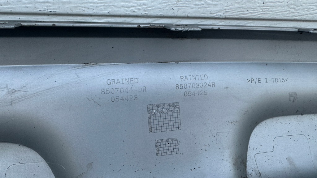 фото №11, Решітка радіатора накладка бампера дифузор задня renault captur i lift 16-19 850704449r