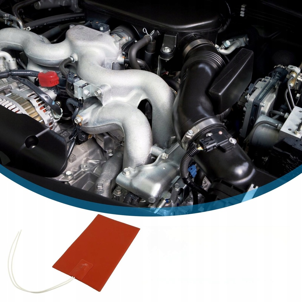 фото №12, Gorący блок двигуна підкладка нагрівач pod бак пального нагрівач малий акумулятор