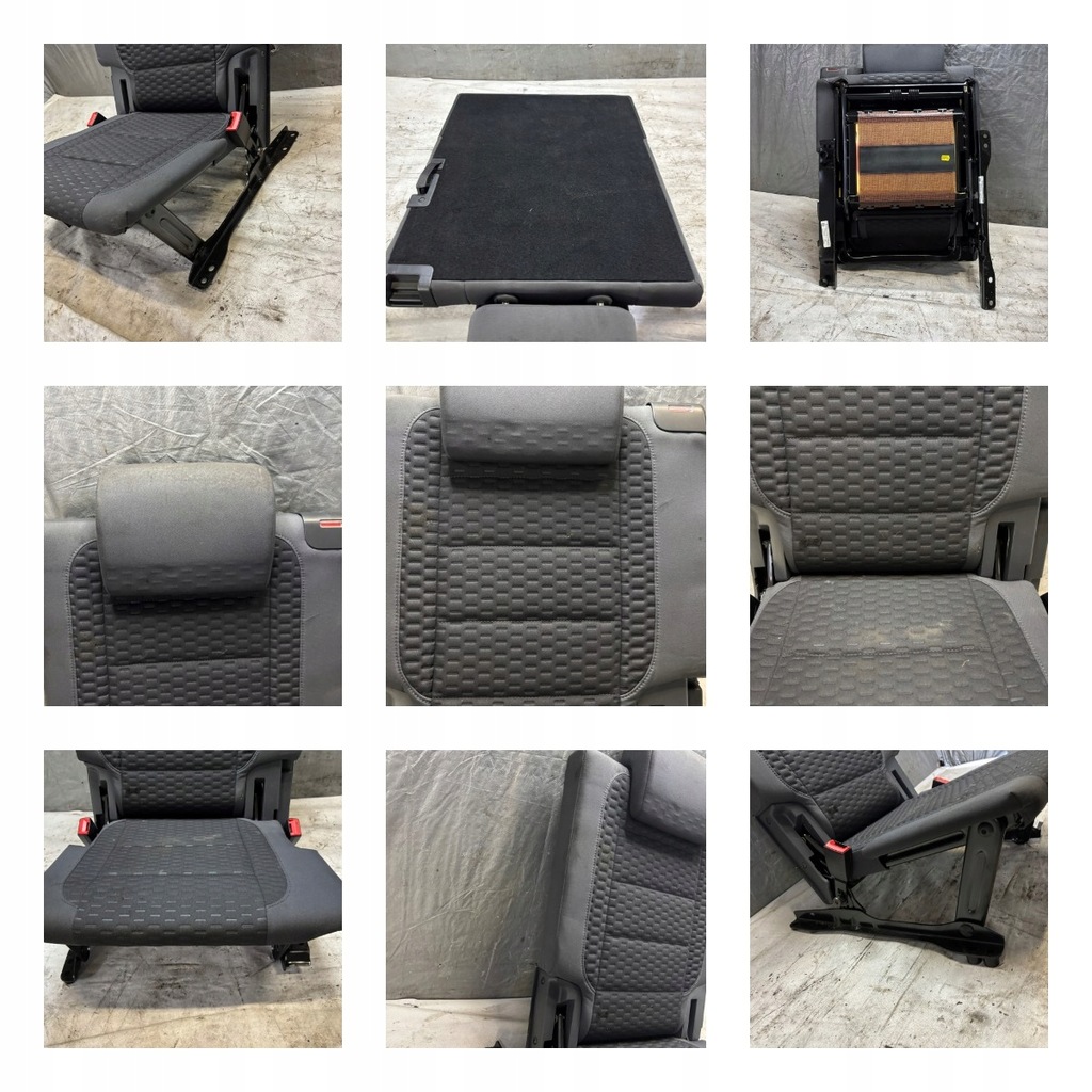 фото №11, Сиденья передние заднее сиденье задняя сиденья trzeci ряд volkswagen touran i lift