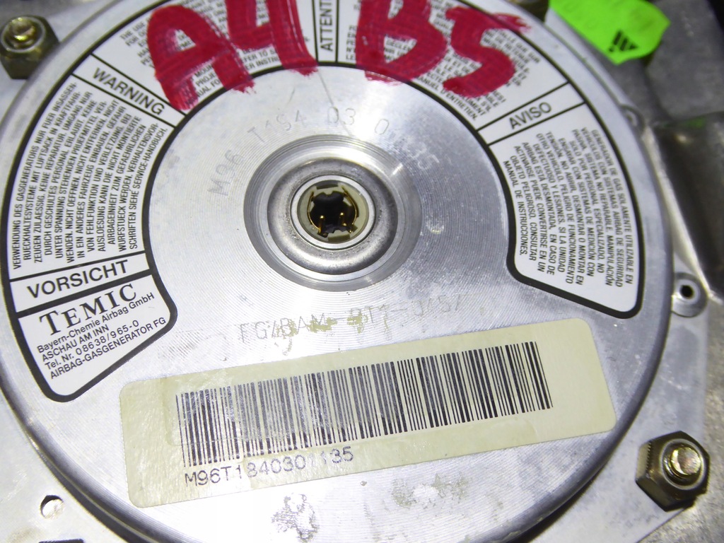 фото №5, Подушка подушка безпеки водія ліва audi a4 b5 94-97