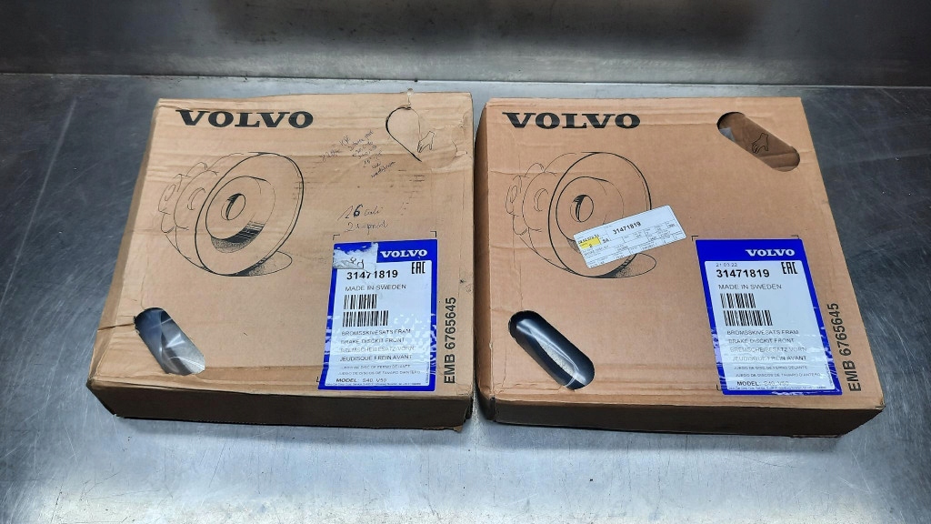 фото №6, Гальмівні диски гальмівні перед 31471819 16 cali volvo s40 ii v50 c30 04-12r nowe