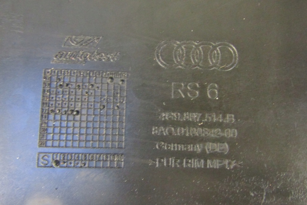 фото №9, Спойлер накладка диффузор бампер задняя audi rs6 c7 4g0