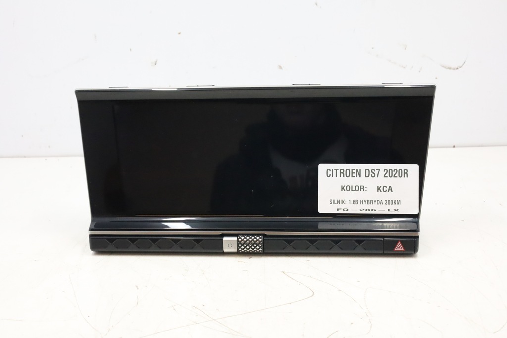 фото №1, Монитор дисплей экран navi citroen ds7 9828709580 2020 rok