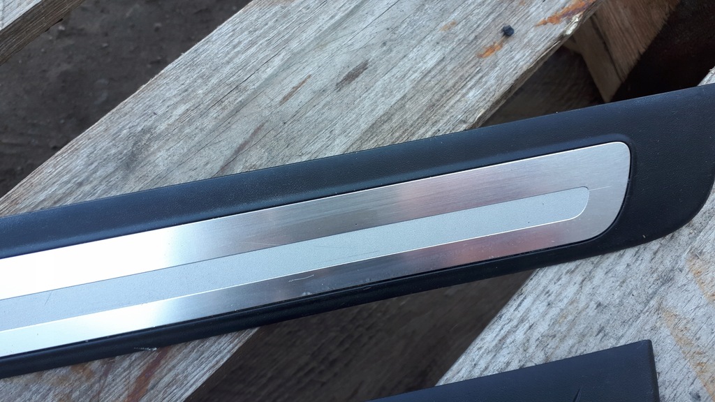 фото №7, S4 b8 lift a4 накладки пороговые sline na пороги