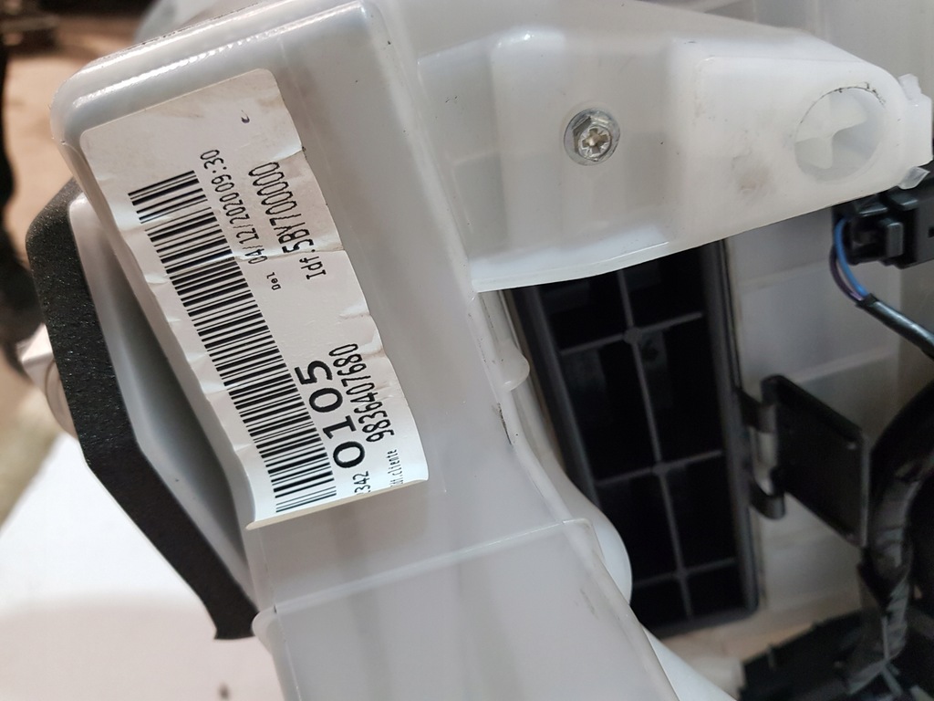 фото №11, Отопитель комплектная 9836407680 opel combo e berlingo iv 21r eu 1.5d