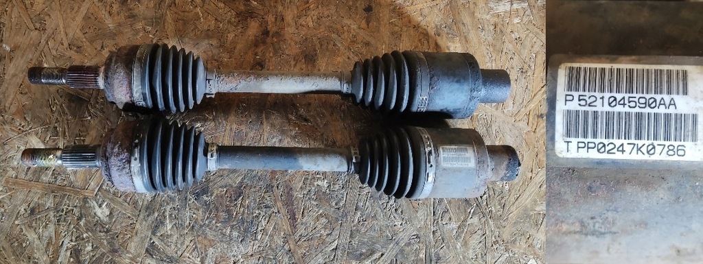 фото №1, Приводной вал jeep grand cherokee wk 3.0 crd p52104590aa