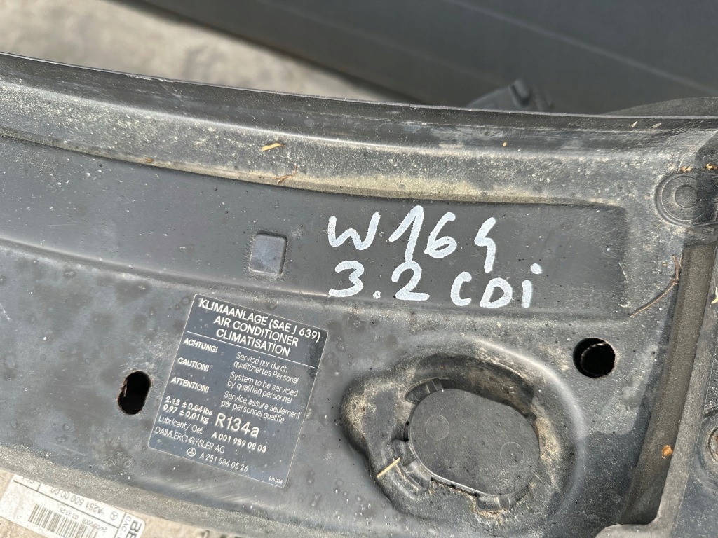 Ремень передний, радиатор mercedes ml w164 320cdi 3.0 в Украине