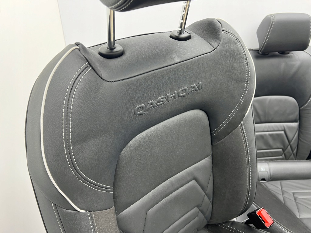 фото №7, Nissan qashqai iii j12 салон сиденья заднее сиденье комплект полукожа alcantara 21-