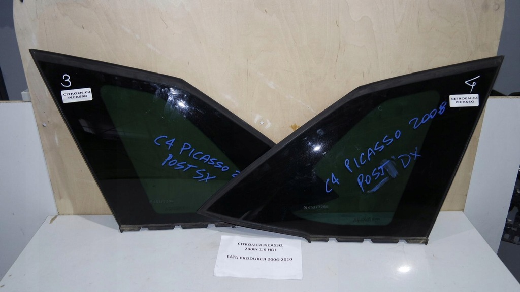 фото №6, Стекло кузовная задняя citroen c4 picasso 08r.