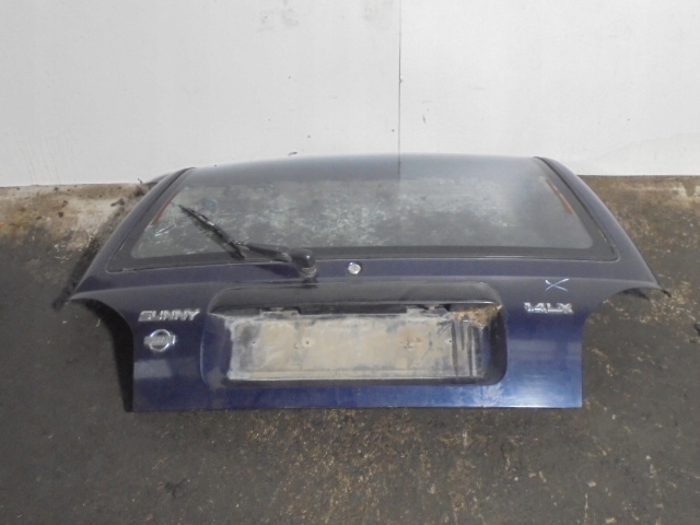 фото №12, Nissan sunny n14 крышка багажника крышка багажника стекло моторчик 3d hb