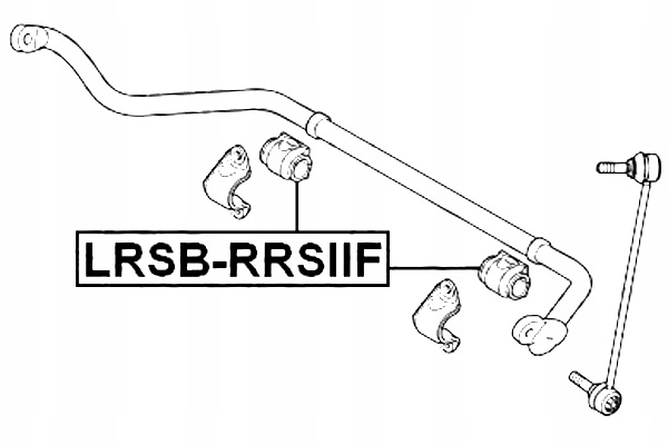 фото №3, Febest lrsb-rrsiif підвіска, стабілізатор