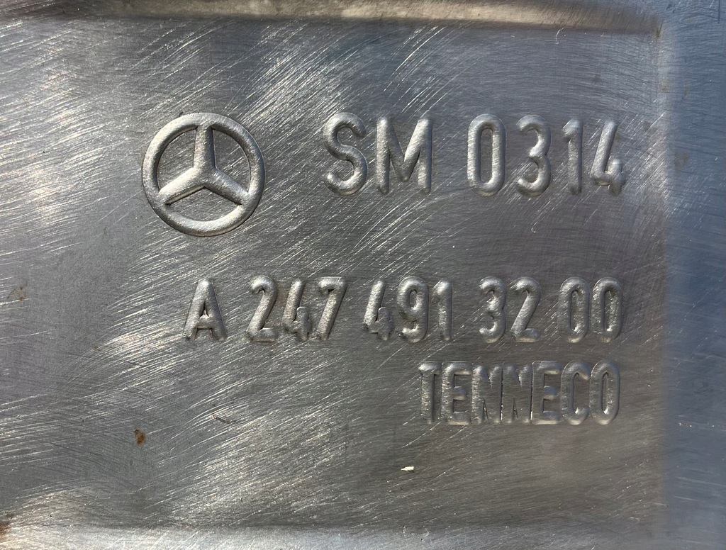 фото №6, Вихлоп гасник kpl. mercedes glb x247 w247 2.0i 1