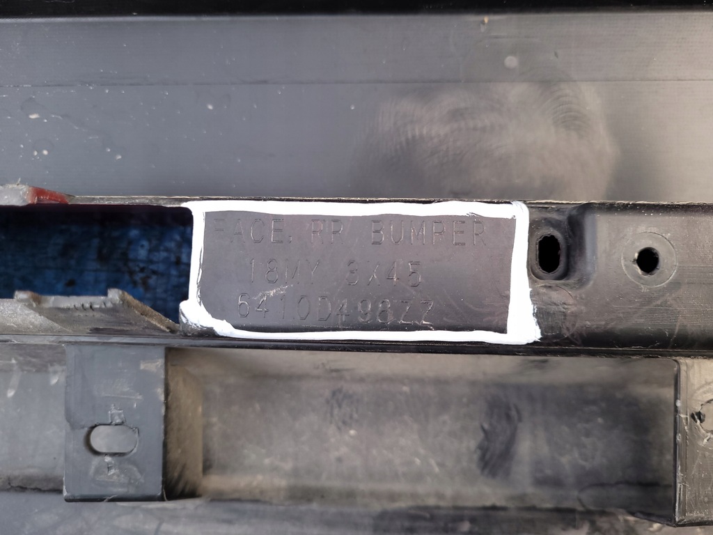 фото №10, Mitsubishi asx | бампер диффузор спойлер задняя задний lift 6410d498zz | 0196