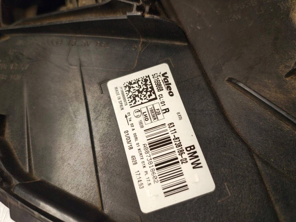 фото №8, Фара правая сторона bmw x2 f39 8738186 giełda