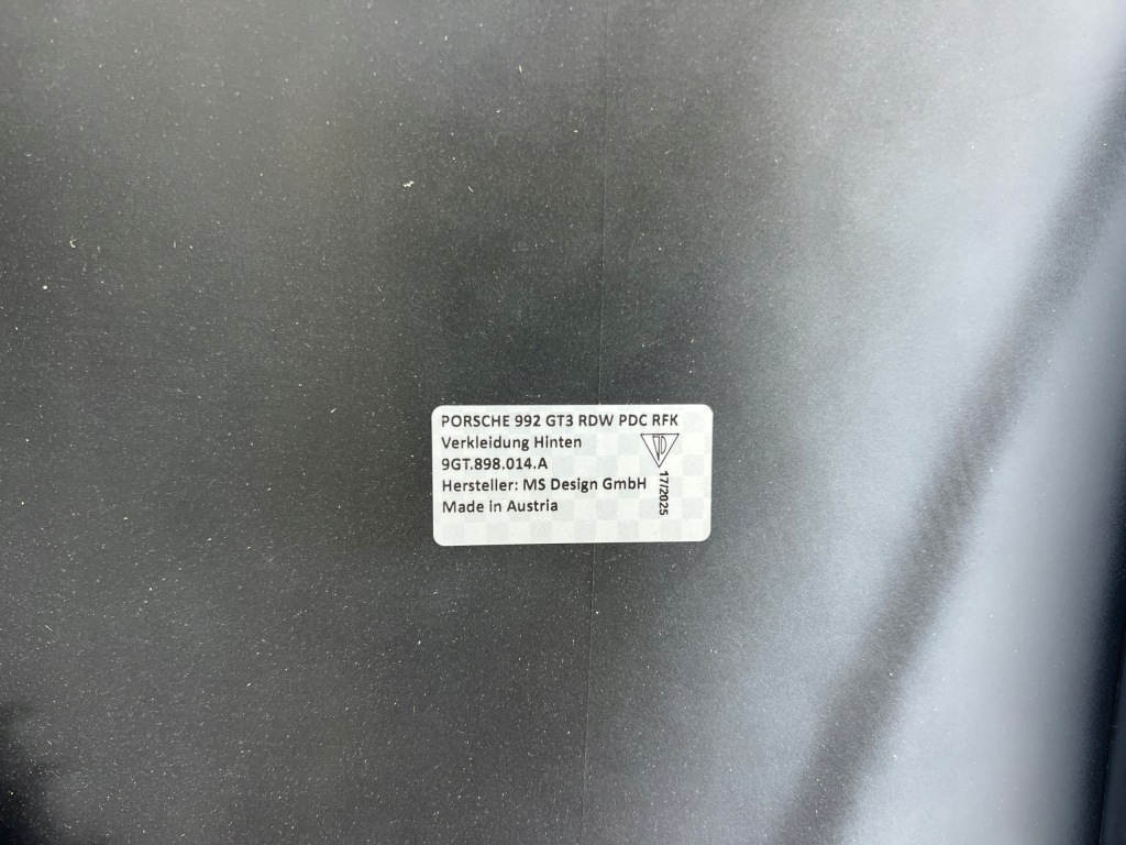 фото №11, Porsche 911 992 gt3 бампер задний задняя pdc оригинал новый n 19-