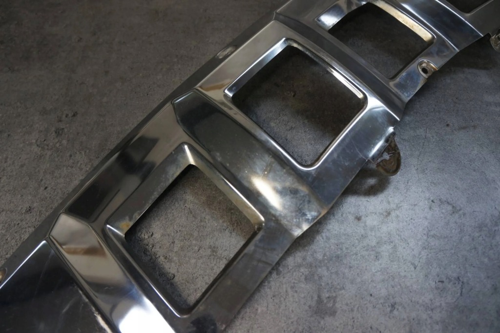 фото №6, Лист накладка спойлер бампера хром перед передня mercedes gl x164