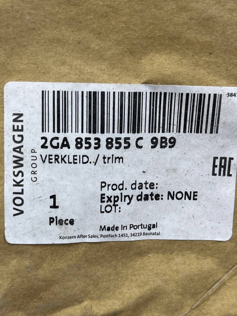 фото №10, Молдинг накладка порог vw t-roc 2ga левая 2ga853855c aso оригинал nowa !