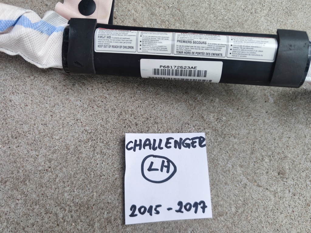 фото №6, Dodge challenger шторка безпеки air bag ліва 2015+