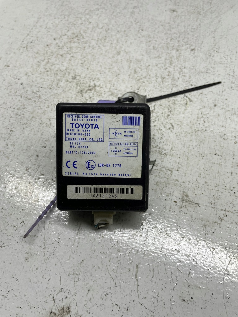 фото №1, Блок керування модуль двері toyota 89741-0f010