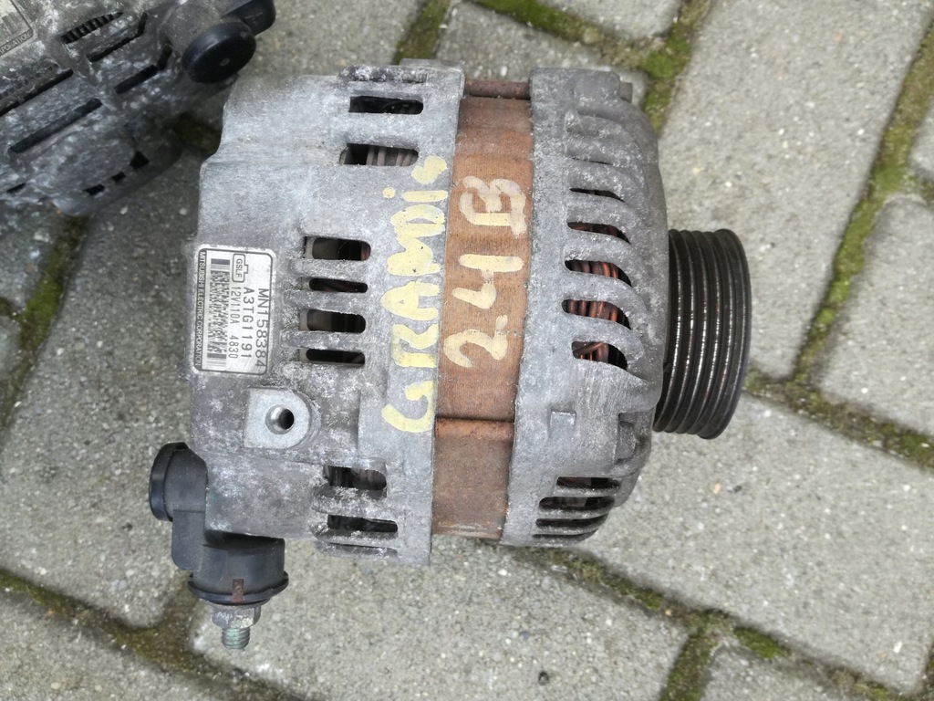 фото №1, Mitsubishi outlander 2,4b генератор mn158384