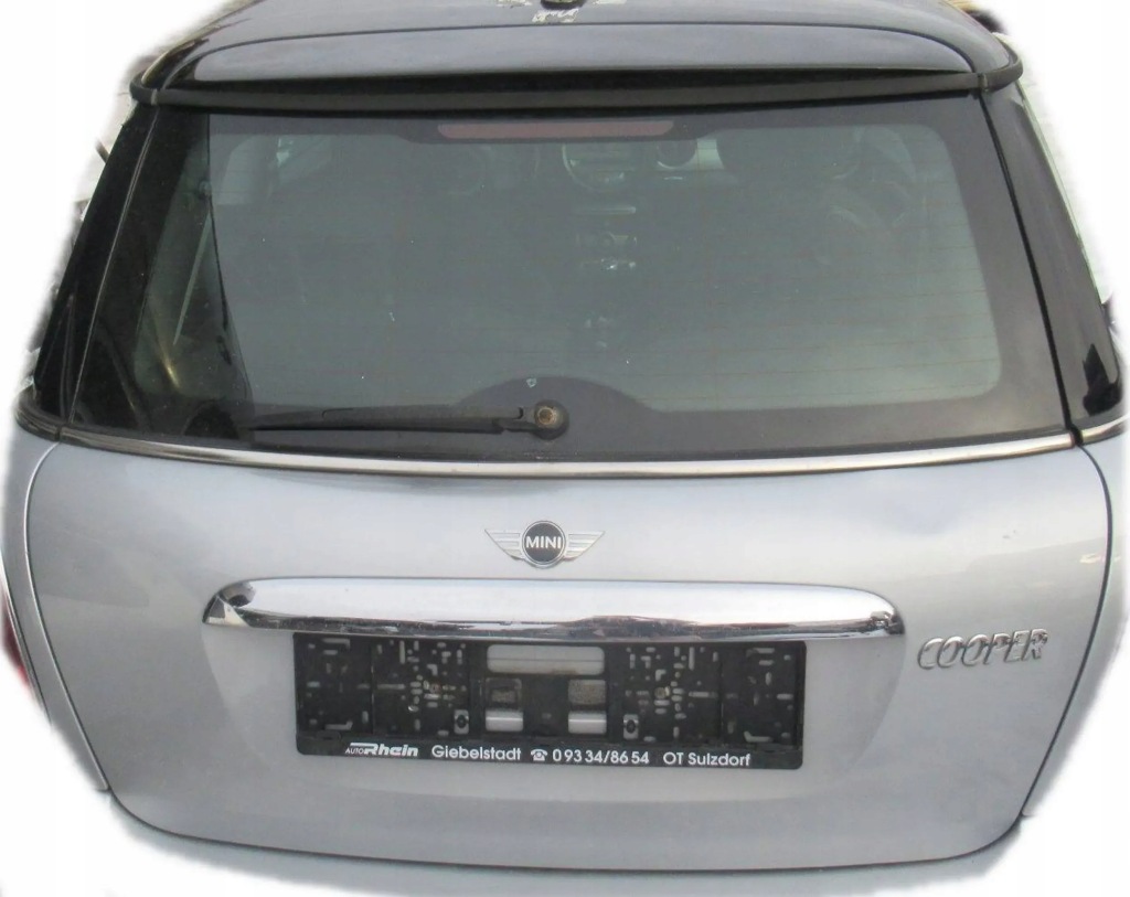 фото №1, Mini one cooper coupe r56 кришка багажника задня багажника комплектна 900/7 pure silver