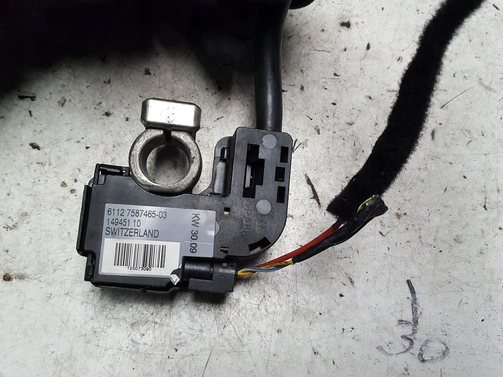 фото №2, Mini clubman r55 r56 1.6 d клемма минусовая