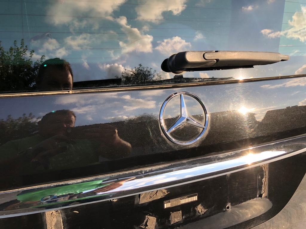 фото №7, Mercedes gl x164 кришка багажника задня задня скло комплект 197